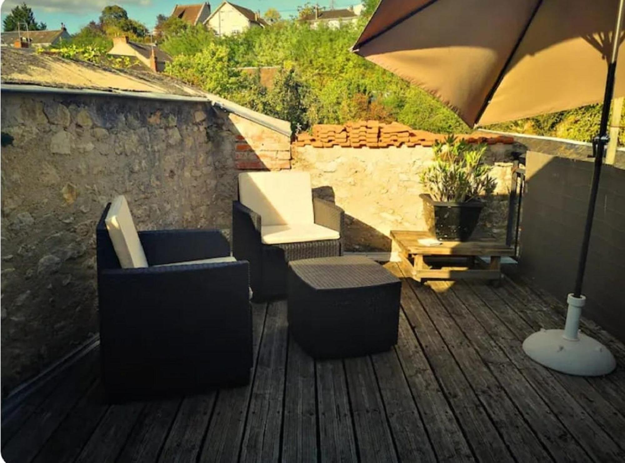 Chambres Avec Salle De Bains Et Cuisine En Centre Ville 克勒斯河畔阿让通 外观 照片
