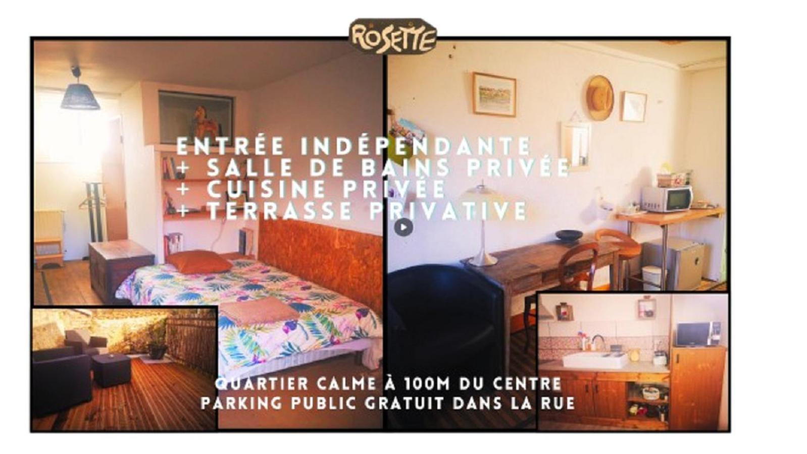 Chambres Avec Salle De Bains Et Cuisine En Centre Ville 克勒斯河畔阿让通 外观 照片