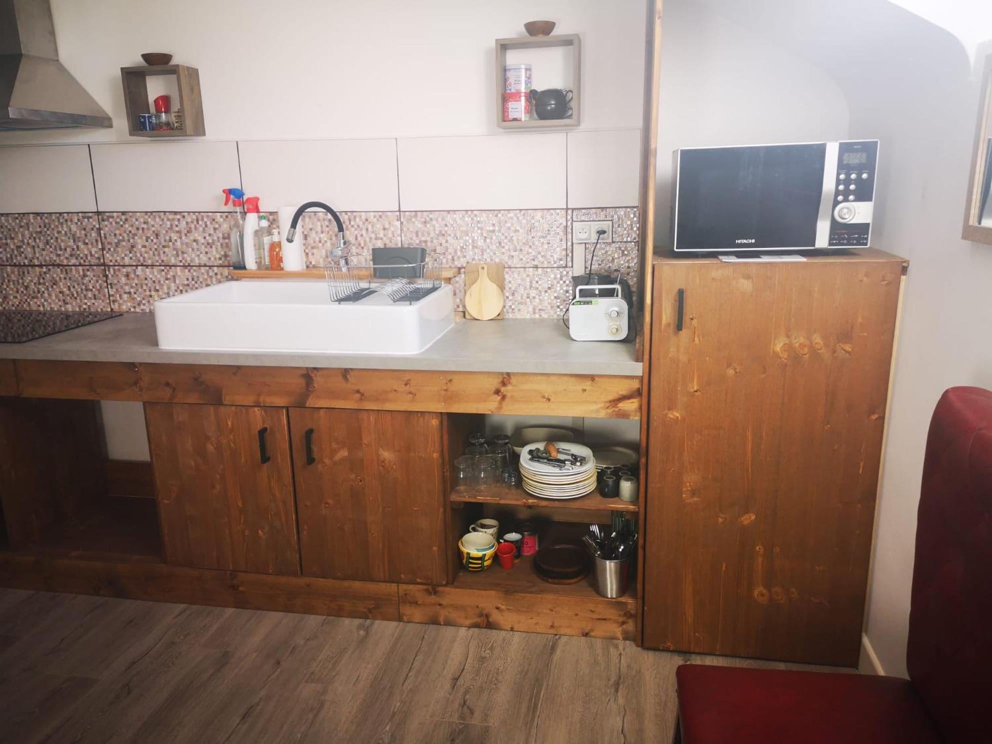 Chambres Avec Salle De Bains Et Cuisine En Centre Ville 克勒斯河畔阿让通 外观 照片